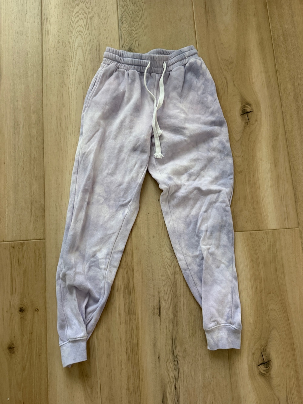 Katie NYC Lilac Tie-Dye Jogger Sweatpants